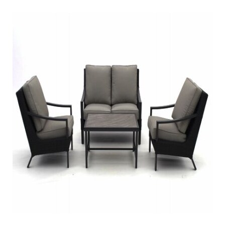 Patio Masterrp FS Willmet 4PC Chat Set S4-AGY08600
